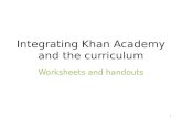 Integrating Khan Academy and the curriculum