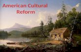 American  Cultural  Reform