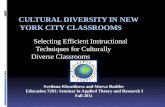 Cultural Diversity in New      York City Classrooms