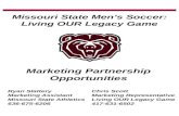 Missouri State  Men’s Soccer: Living OUR Legacy Game