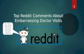 Top  Reddit  Comments About Embarrassing Doctor Visits