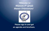 Welcome to Blanton 5 th  Grade  Parent Orientation!