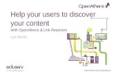 Help your users to discover your content