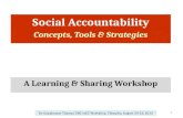 Social Accountability Concepts, Tools & Strategies