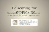 Standards  for Master’s Degree Education in Public Relations