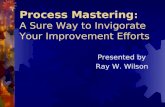 Process Mastering : A Sure Way to Invigorate Your Improvement Efforts