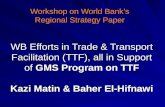 Workshop on World Bank’s Regional Strategy Paper