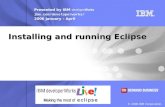 Installing and running Eclipse