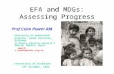 EFA and MDGs: Assessing Progress