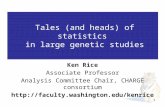 Tales (and heads) of statistics  in large genetic studies