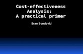 Cost-effectiveness Analysis:  A practical primer