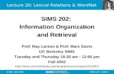 Lecture 20: Lexical Relations & WordNet