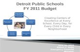 Detroit Public Schools FY 2011  Budget