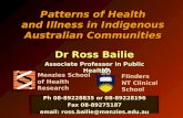 Patterns of Health and Illness in Indigenous Australian Communities