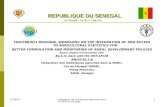 FAO/PARIS21 REGIONAL WORKSHOP ON THE INTEGRATION OF AND ACCESS TO AGRICULTURAL STATISTICS FOR