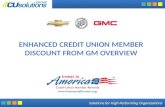 Enhanced Credit union Member Discount from GM Overview