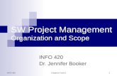 SW Project Management Organization and Scope
