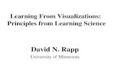 Learning From Visualizations:  Principles from Learning Science