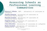 Assessing Schools as Professional Learning Communities