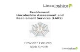Reablement: Lincolnshire Assessment and Reablement Services (LARS)