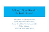 Fall into Good Health Bulletin Board