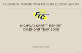 HIGHWAY  SAFETY REPORT  CALENDAR YEAR 2009