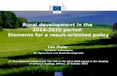 R ural development in  the  2014‐2020 period:  Elements for a result-oriented policy