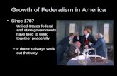 Growth of Federalism in America