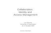 Collaboration:  Identity and  Access Management