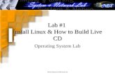 Lab #1  Install Linux & How to Build Live CD