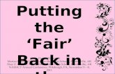Putting the ‘Fair’ Back in the Fairytale