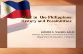 MLE in  the Philippines:  History and Possibilities