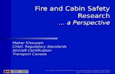 Fire and Cabin Safety Research …  a Perspective
