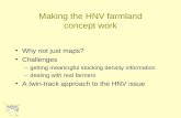 Making the HNV farmland concept work