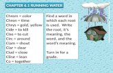 CHAPTER 6.1 RUNNING WATER