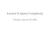 Lecture 9: Query Complexity