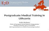 Postgraduate  Medical Training in  Lithuania