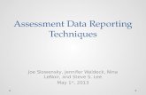 Assessment Data Reporting Techniques