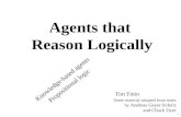 Agents that  Reason Logically