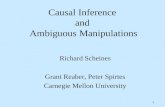 Causal Inference  and  Ambiguous Manipulations