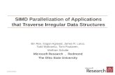 SIMD Parallelization of Applications that Traverse Irregular Data Structures