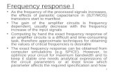 Frequency response I