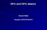 SPA and DPA attacks