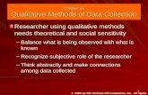 Chapter 15 Qualitative Methods of Data Collection