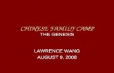 CHINESE FAMILY CAMP THE GENESIS