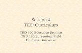 Session 4 TED Curriculum