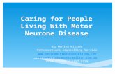Caring for People Living With Motor Neurone Disease