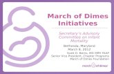 March of Dimes Initiatives