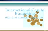 International Capital Budgeting ( Eun  and  Resnick  chapter 18)
