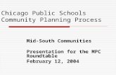 Chicago Public Schools Community Planning Process